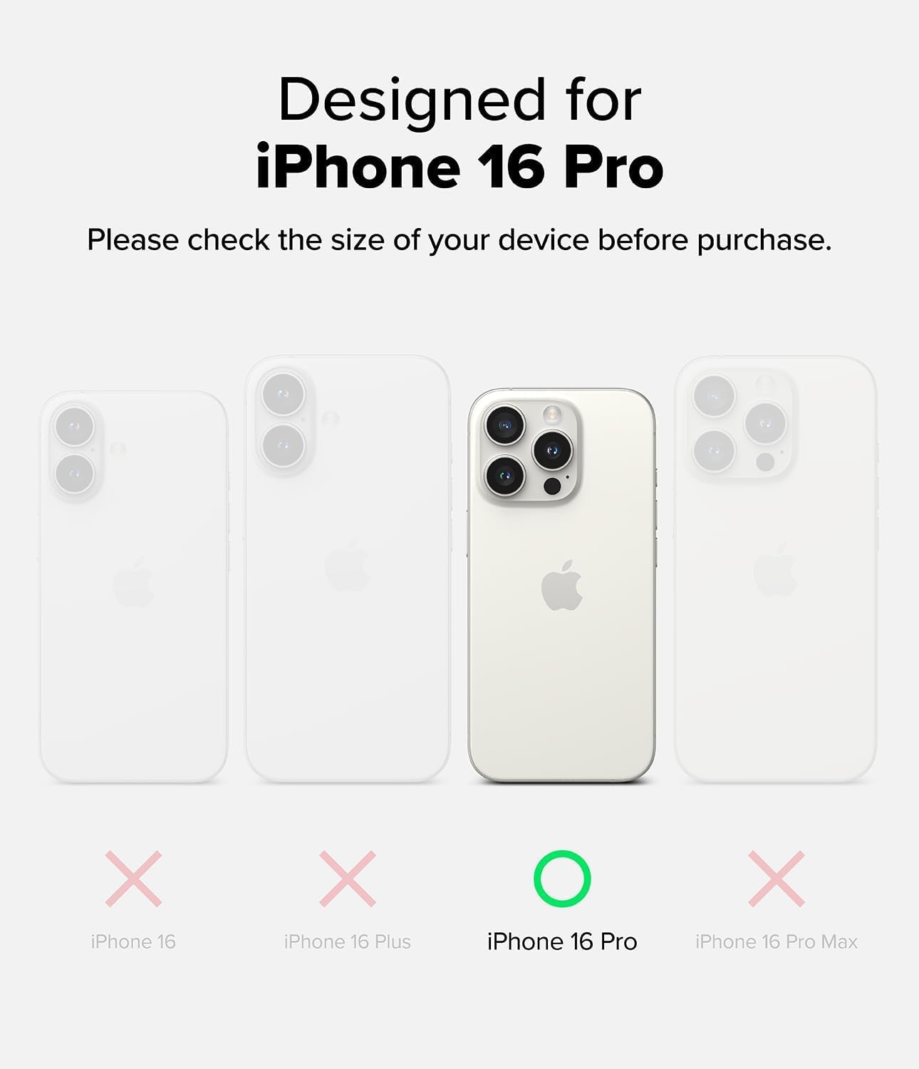 DABEN NovaArmour Tempered Glass Screen Protector Guard for iPhone 16 Pro, ESD - 1 Pack