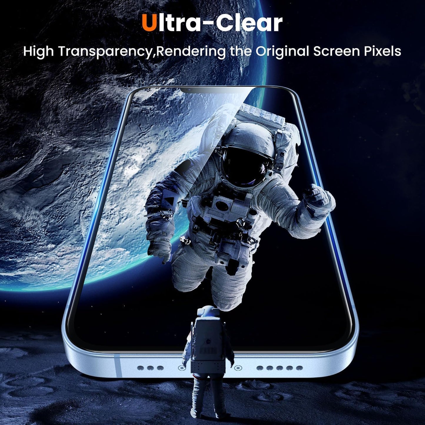 DABEN NovaArmour Tempered Glass Screen Protector Guard for iPhone 12 Mini, ESD - 1 Pack