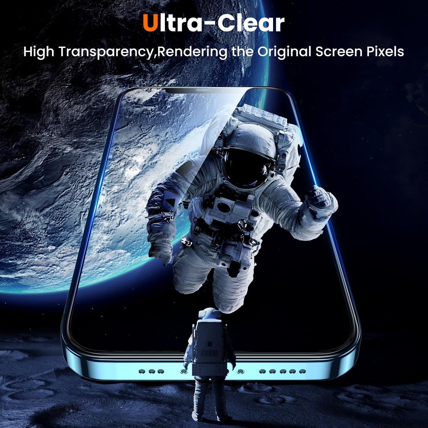 DABEN NovaArmour Tempered Glass Screen Protector Guard for iPhone 12 Pro Max, ESD - 1 Pack