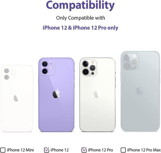 DABEN NovaArmour Tempered Glass Screen Protector Guard for iPhone 12 / iPhone 12 Pro, ESD - 1 Pack
